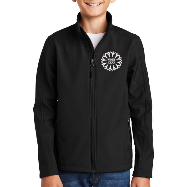 Port Authority Youth Core Soft Shell Jacket - Embroidered Logo Thumbnail