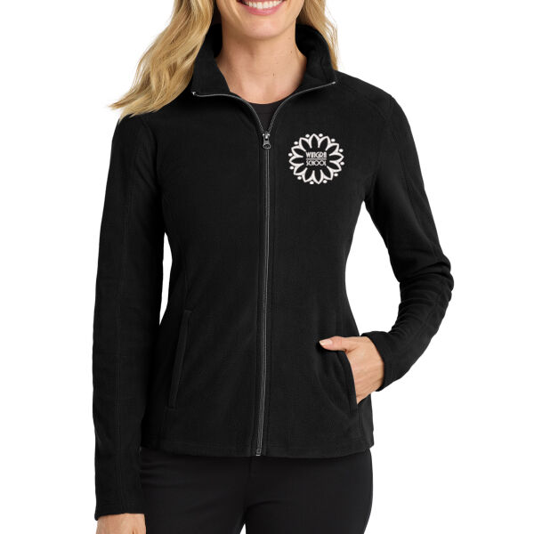 Port Authority Womens Microfleece Jacket - Embroidered Logo Thumbnail