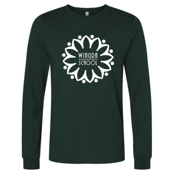 BELLA + CANVAS Unisex Jersey Long Sleeve Tee - Printed Logo Thumbnail